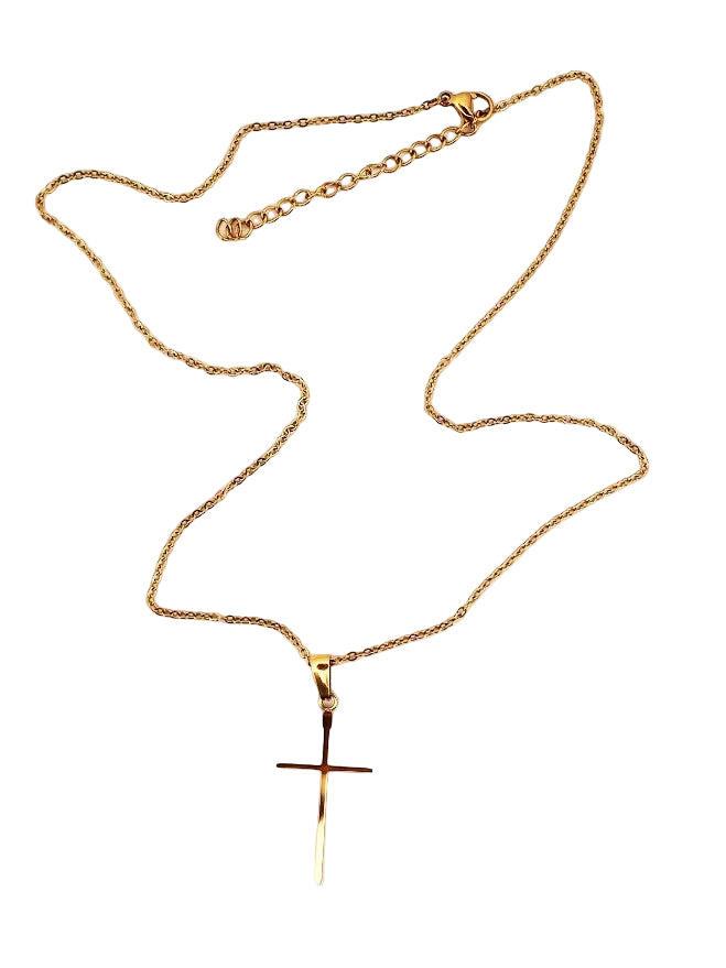 Guldhalsband Kors