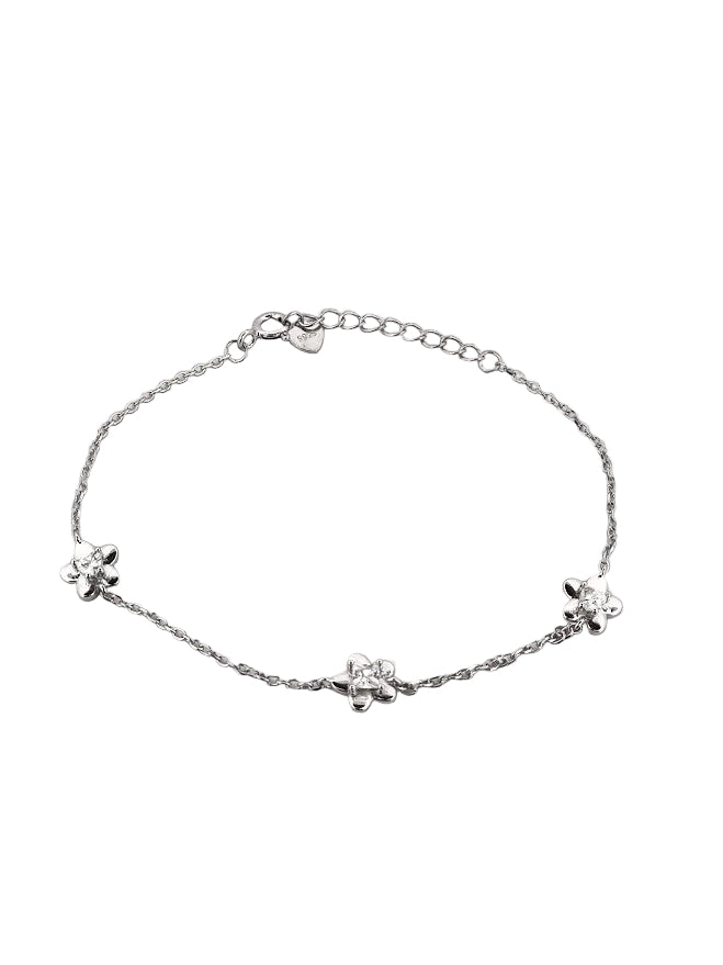 Silverarmband Med Sten