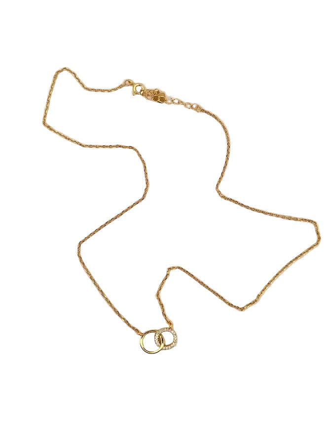 Halsband Förgyllt Silver