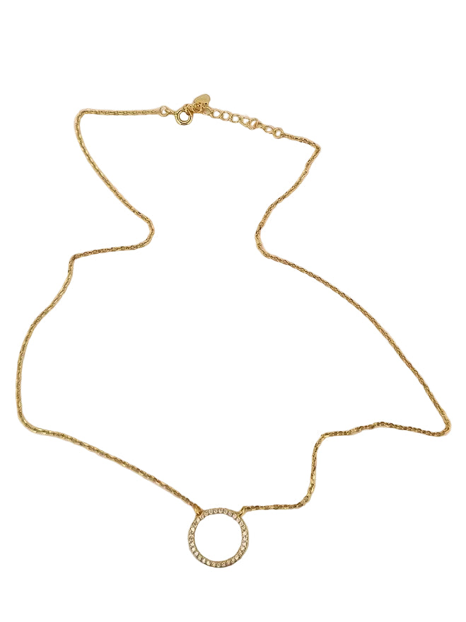 Halsband Förgyllt Silver