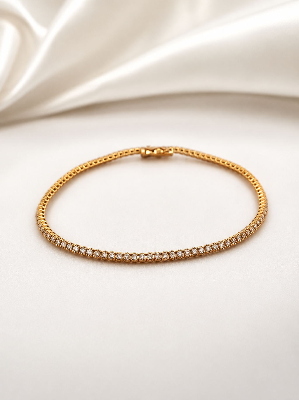 Tennisarmband med Äkta Diamant