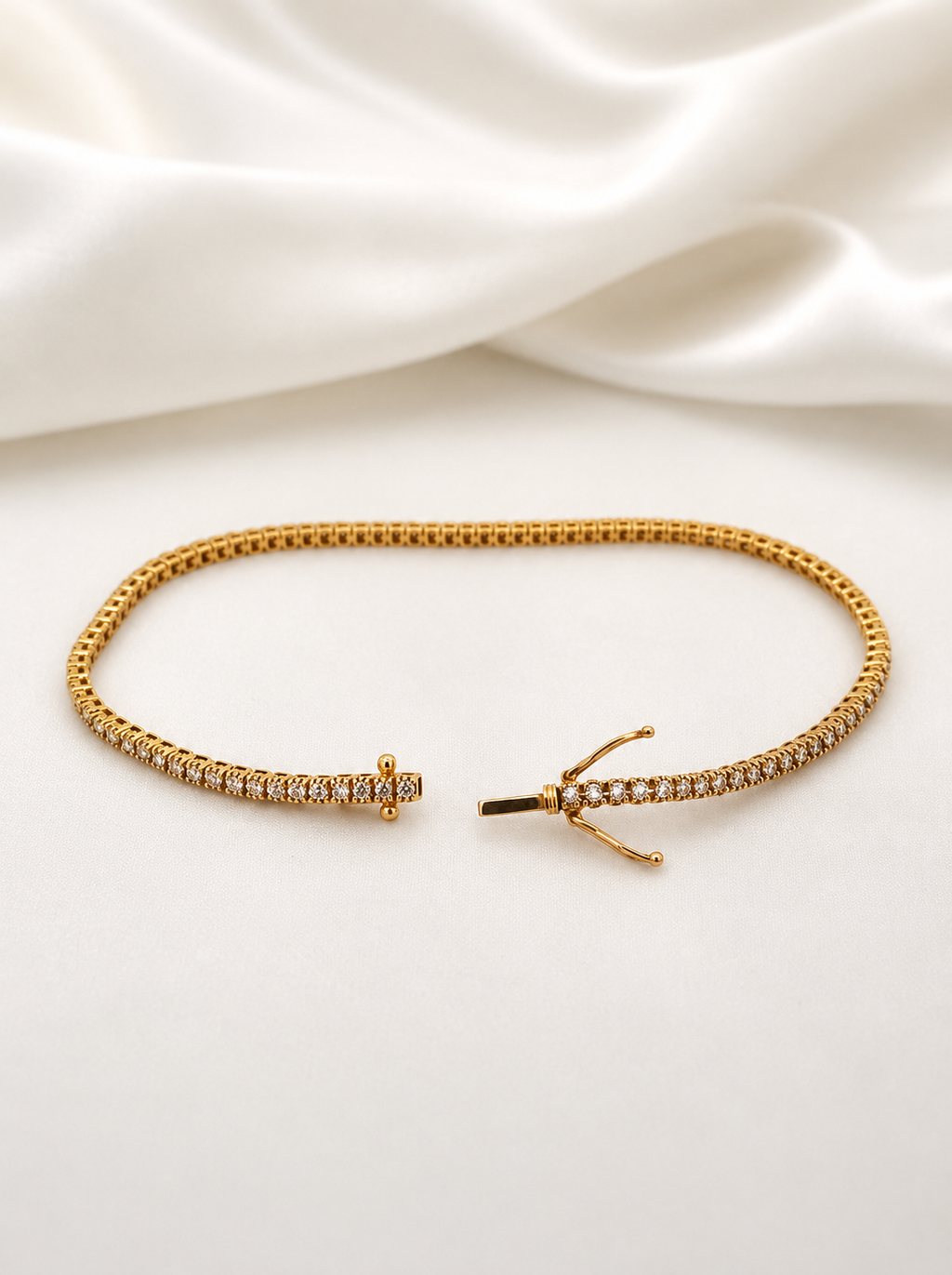 Tennisarmband med Äkta Diamant