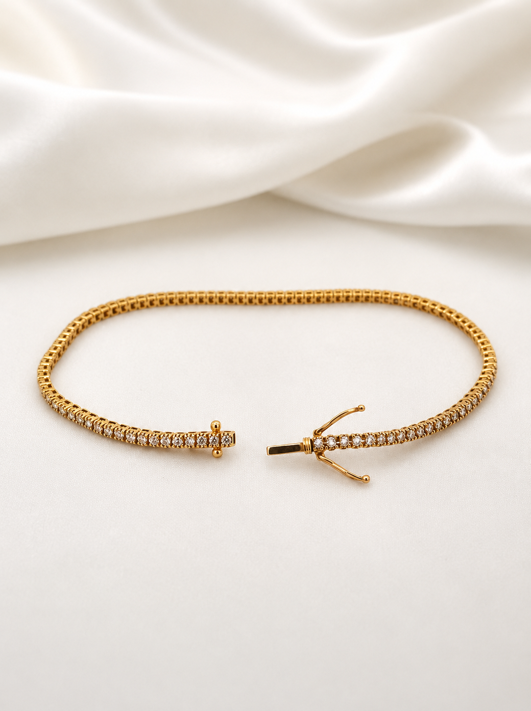 Tennisarmband med Äkta Diamant
