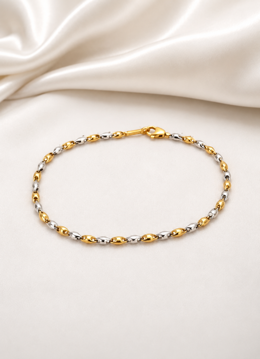 Armband Vitt och Rött Guld