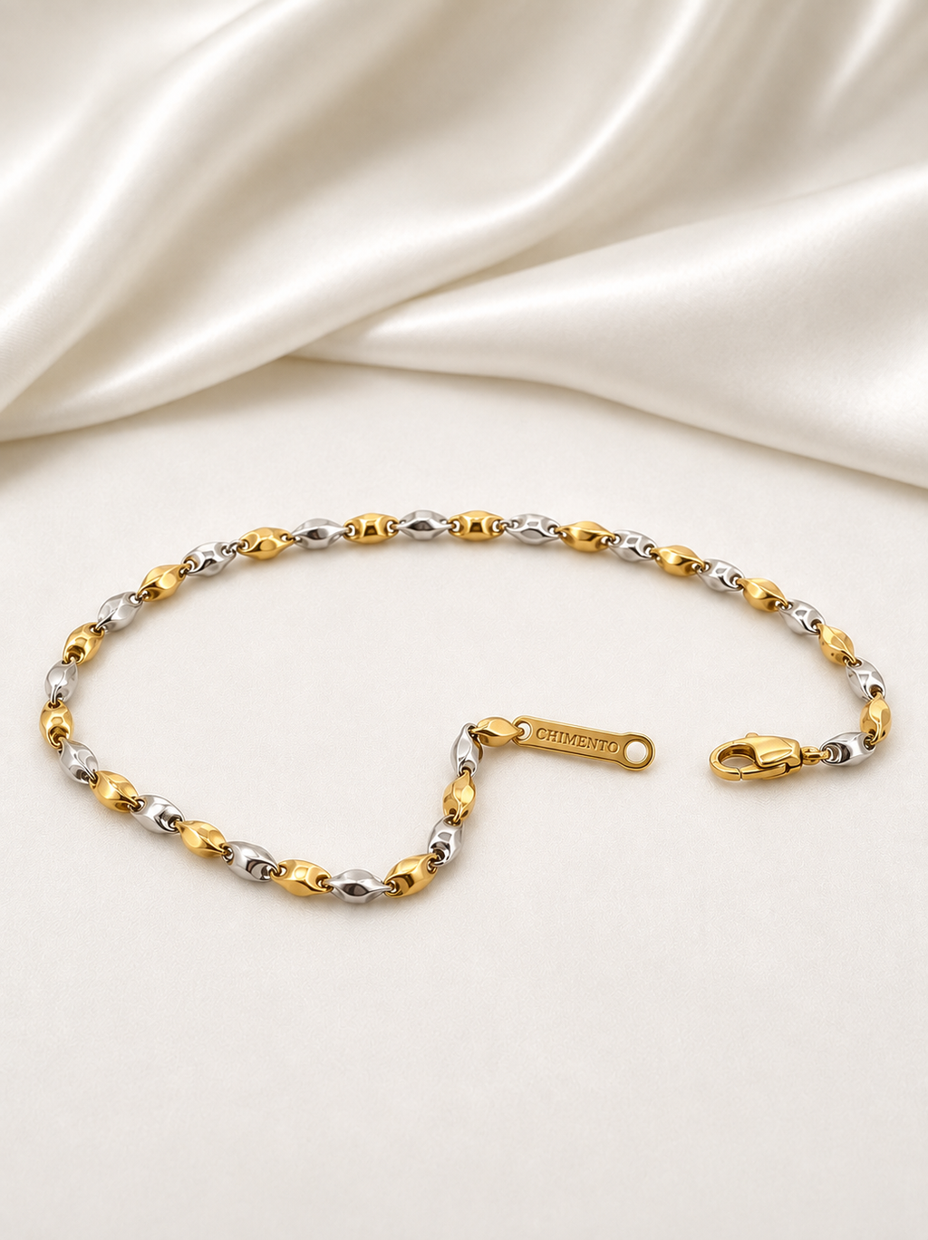 Armband Vitt och Rött Guld