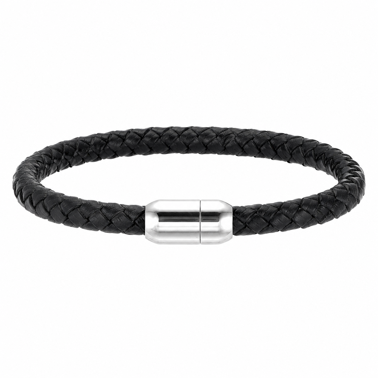 Herrarmband i Skinn & Stål