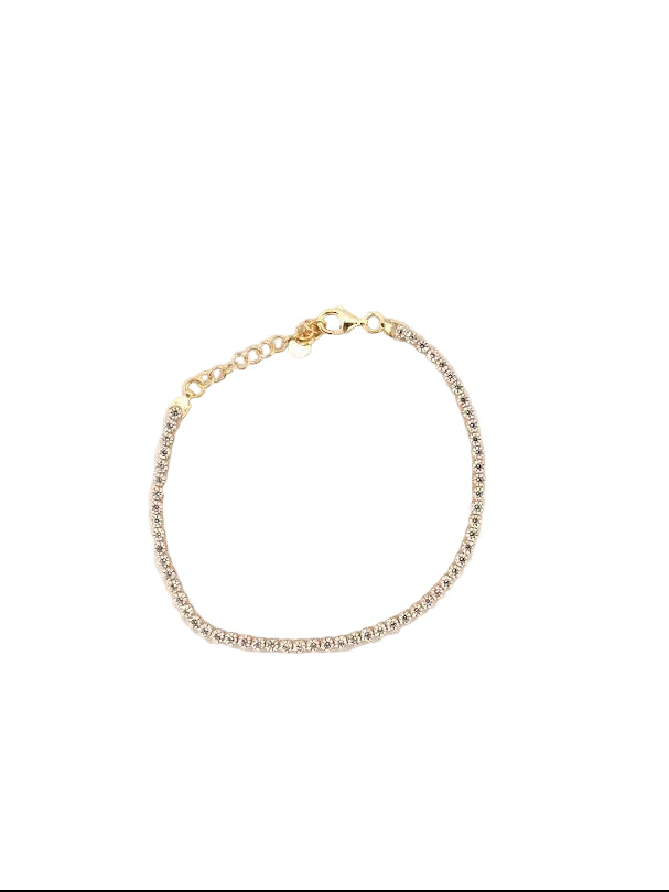 Tennisarmband Förgyllt Guld