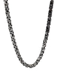 Kejsarhalsband Svärtad i Stål 60cm