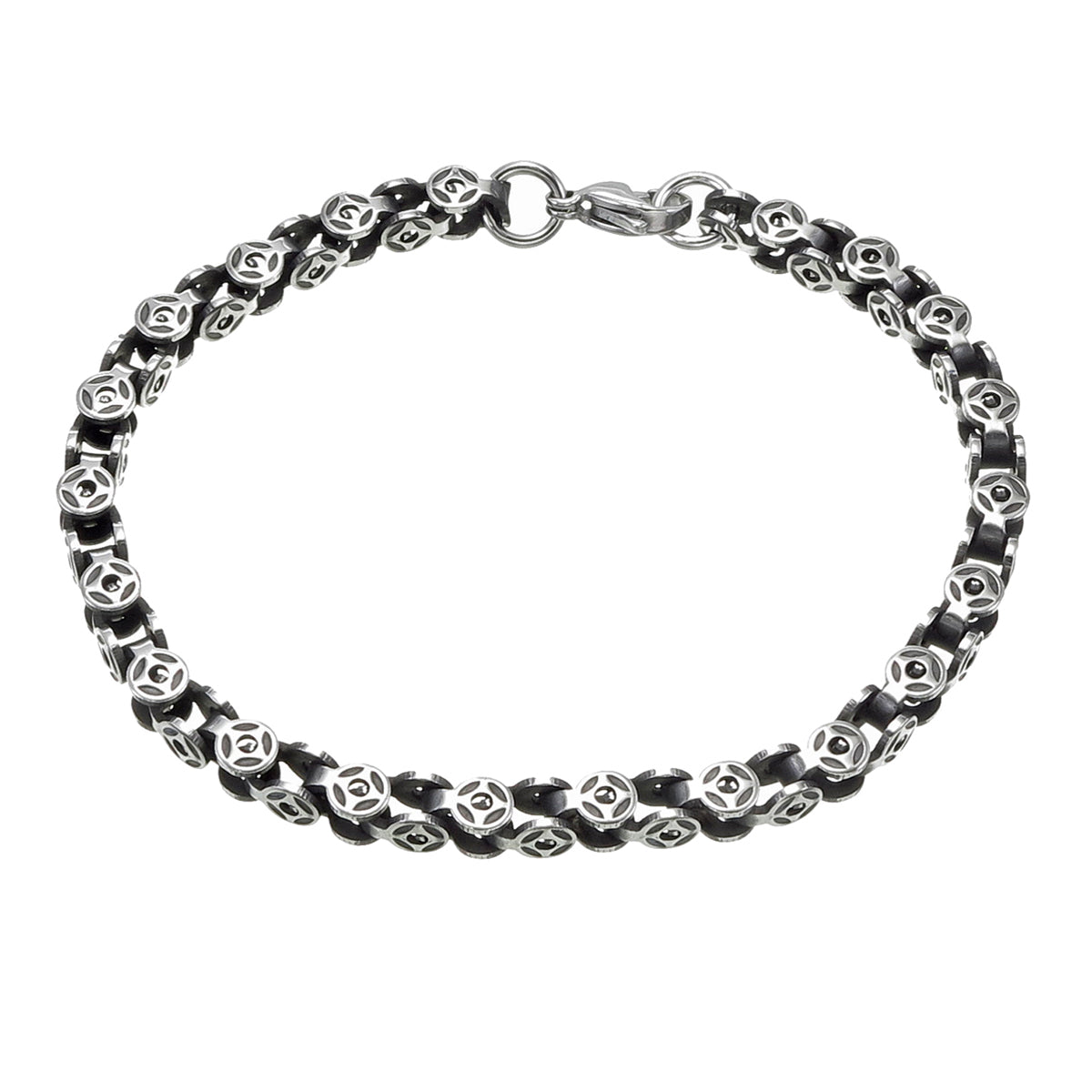 Armband i Stål Svärtad